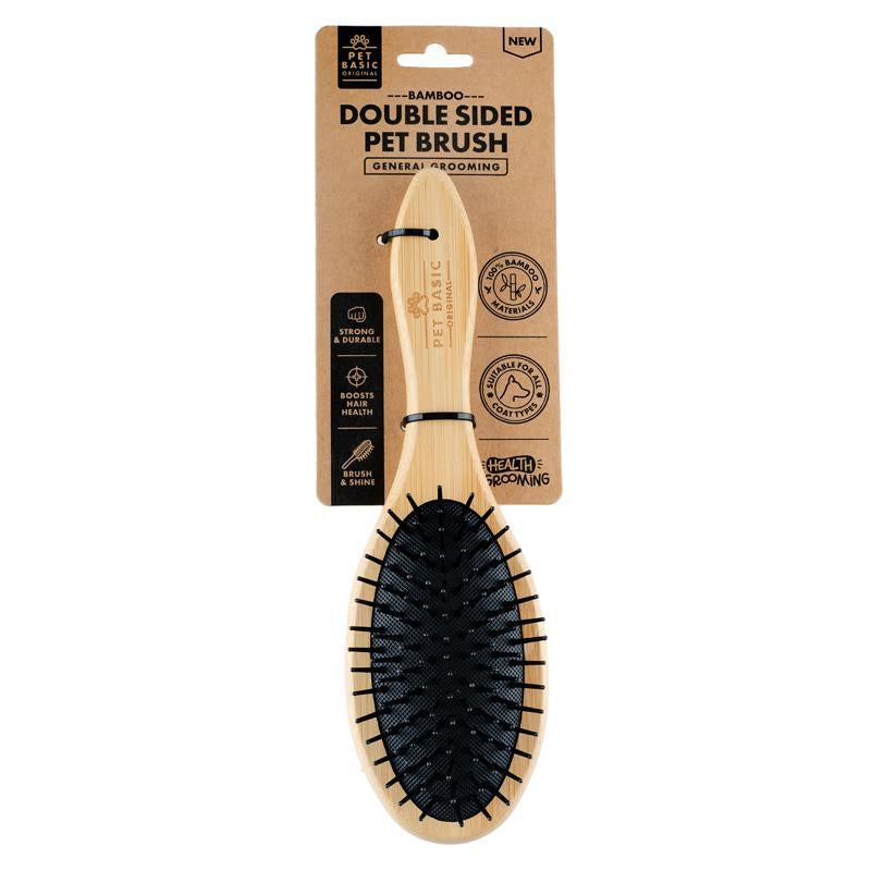 Bamboo Double Sided Grooming Brush