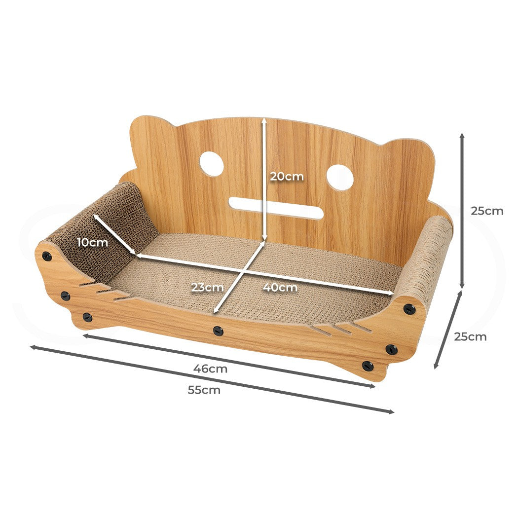 Cat Kitten Claw Scratching Board Post Scratcher Corrugated Cardboard Toy