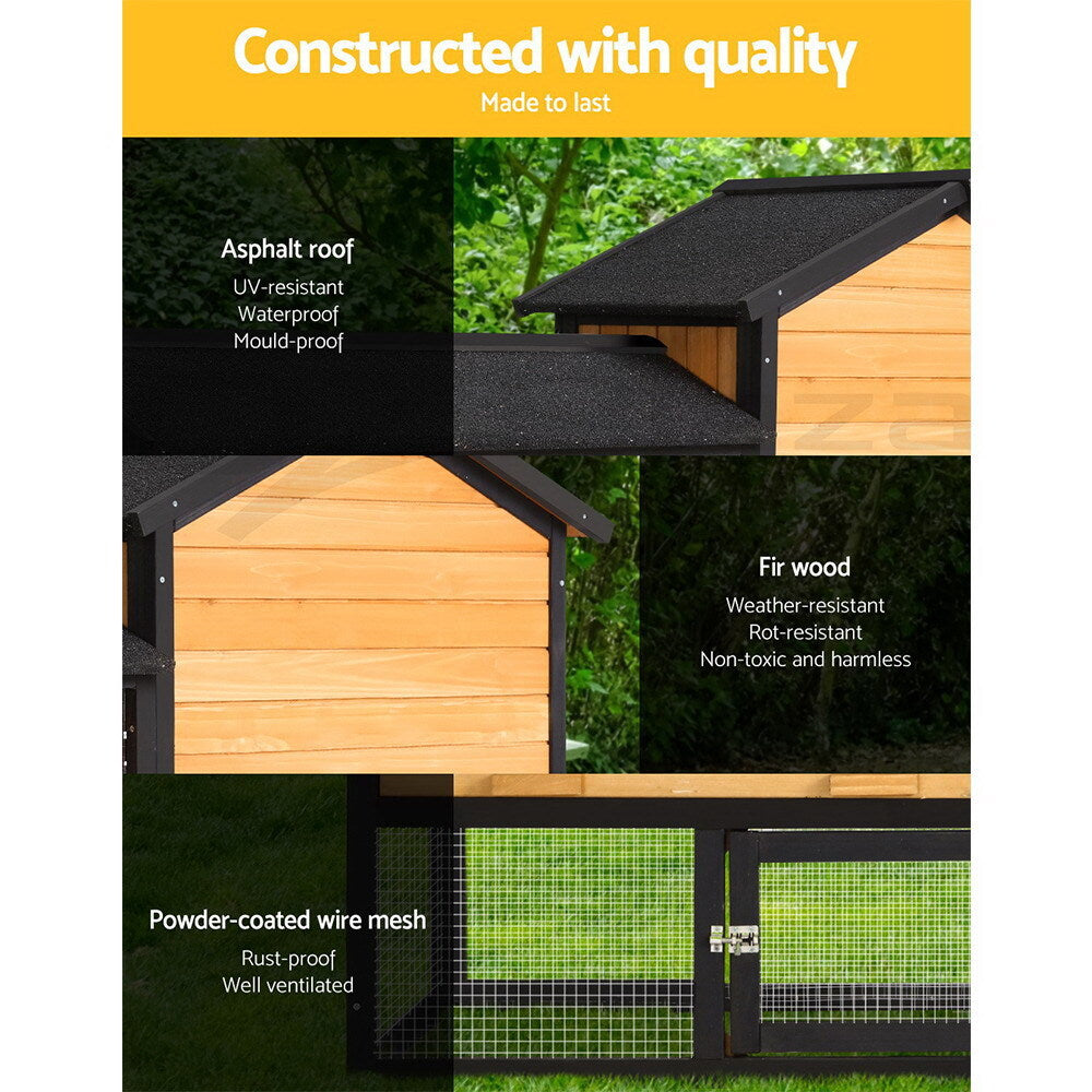 Chicken Coop Rabbit Hutch Extra Large Run