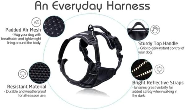 No-Pull Adjustable Dog Harness