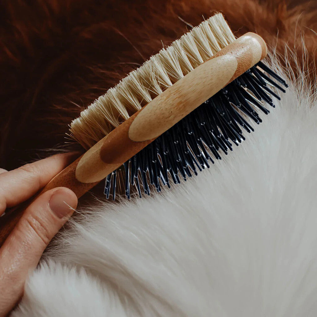 Bamboo Double Sided Grooming Brush
