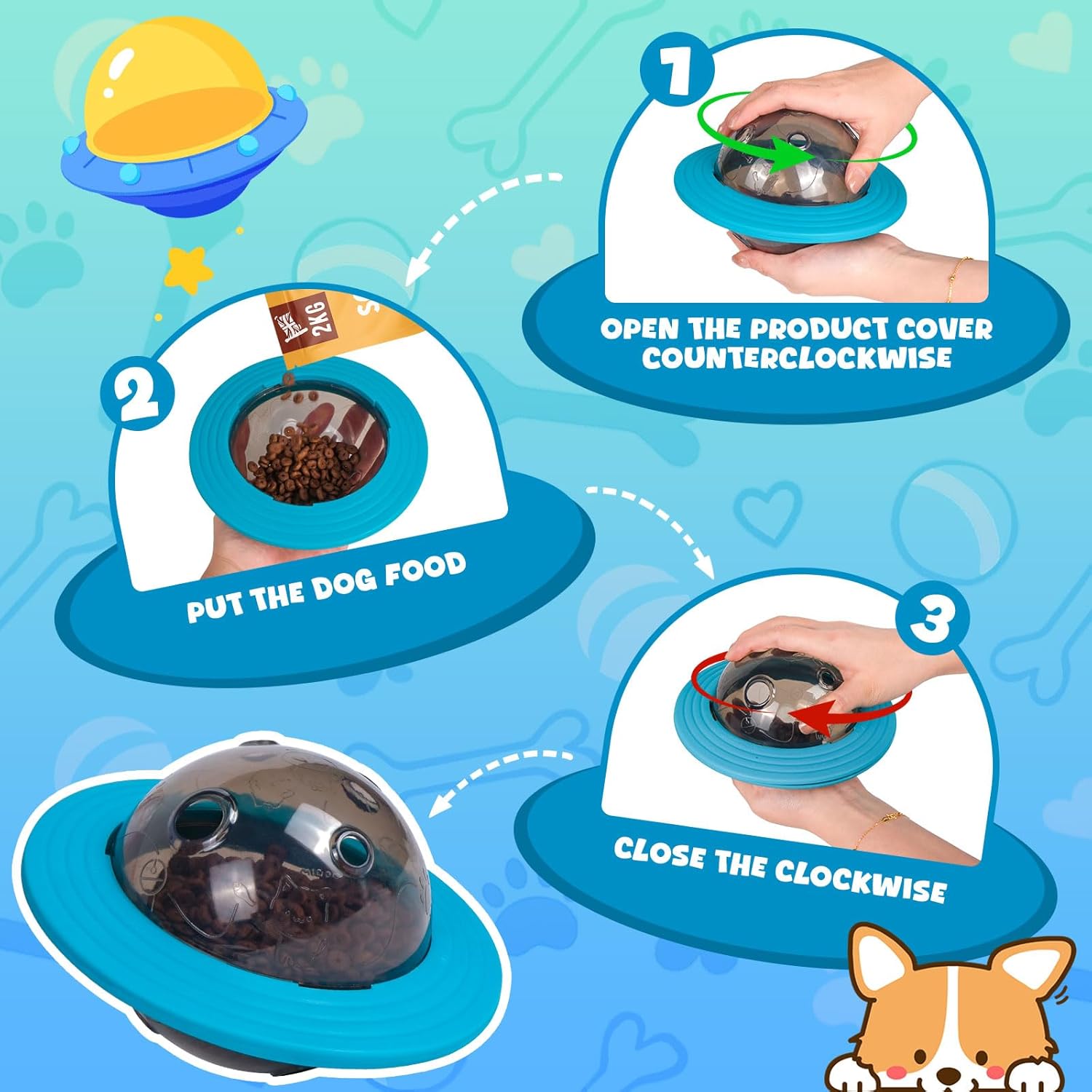 Interactive Dog Puzzle Toy