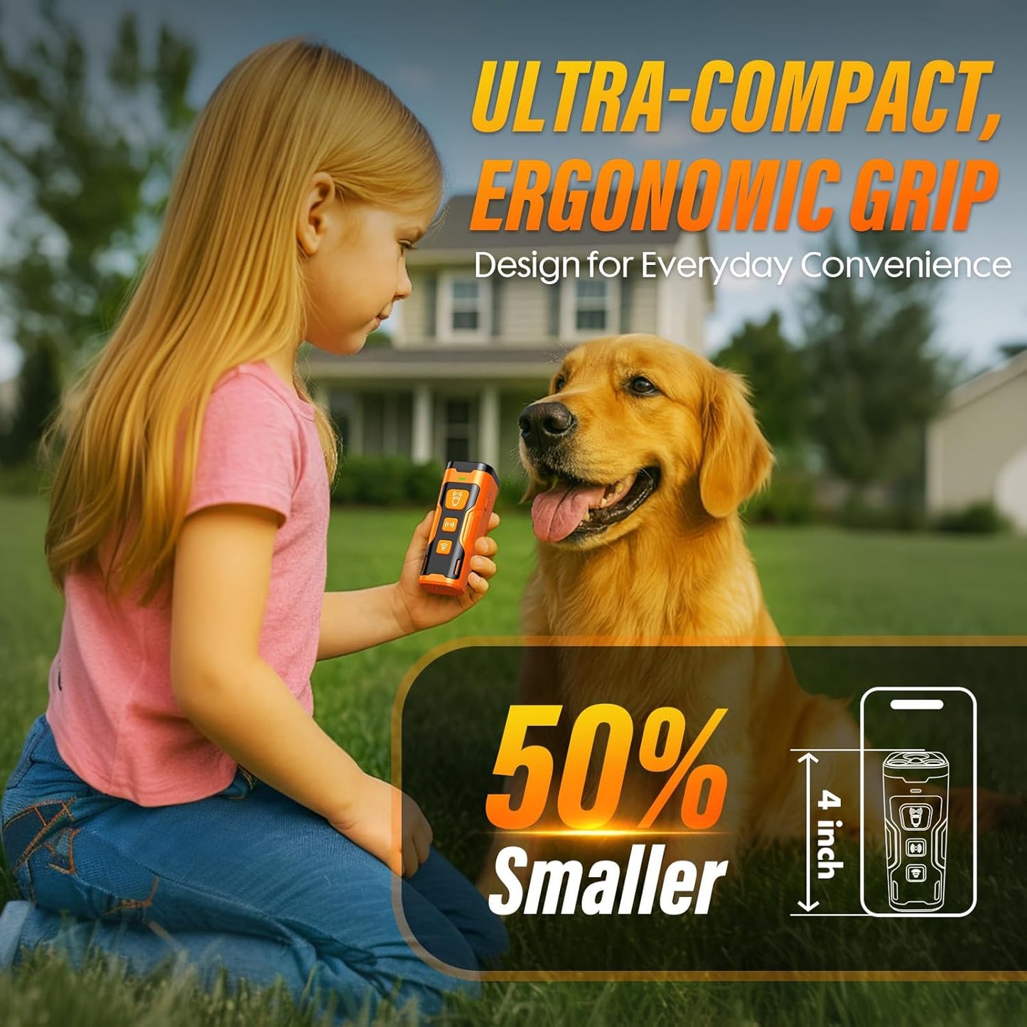 Dog Bark Deterrent Device, 6 Training Modes