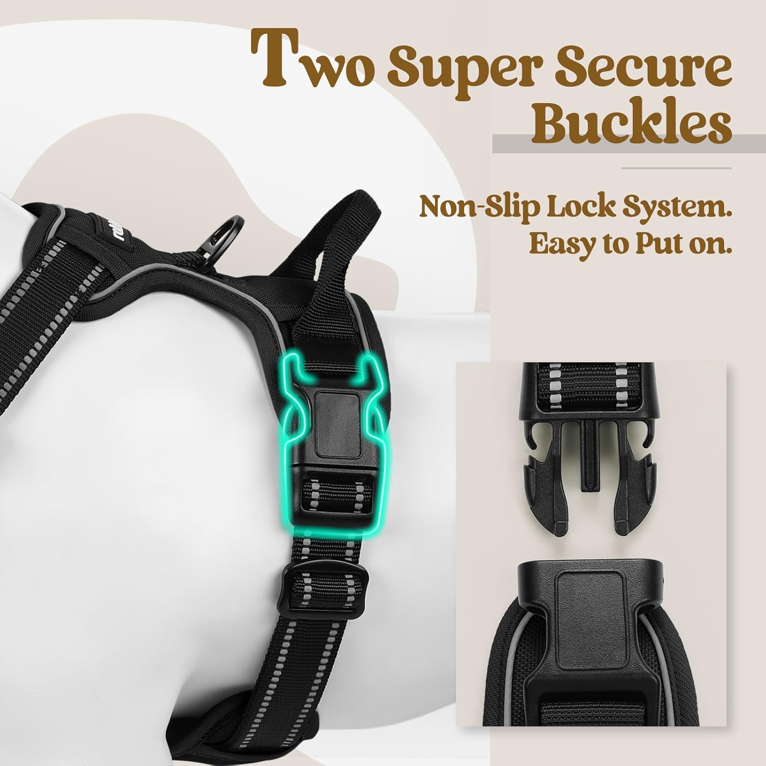 No-Pull Adjustable Dog Harness