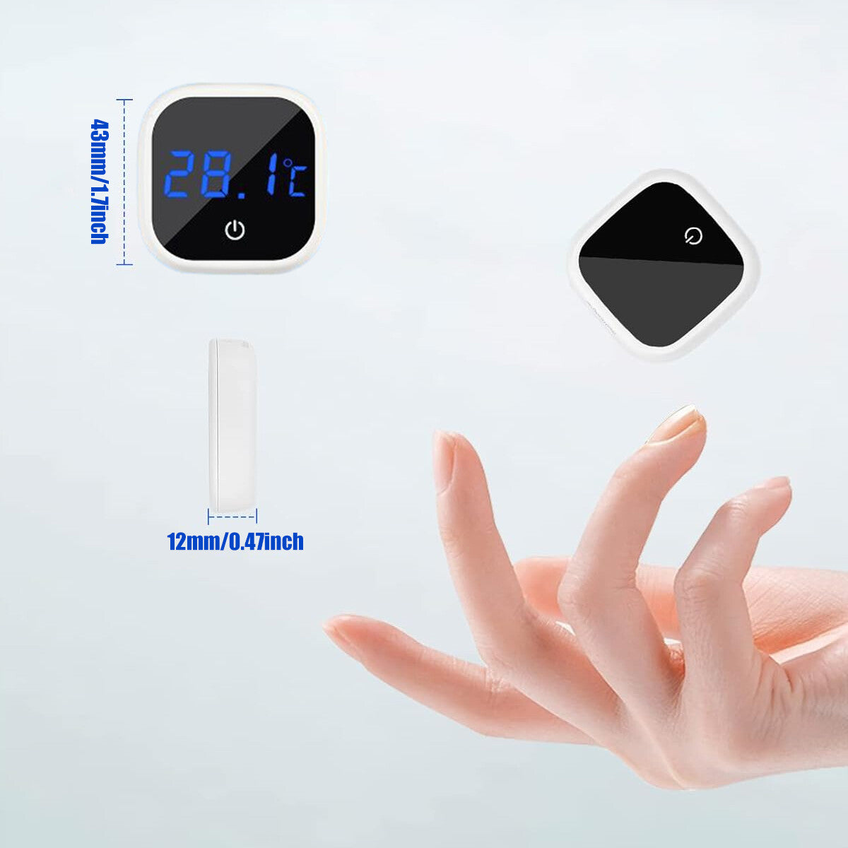 External Touch Screen Aquarium Thermometer