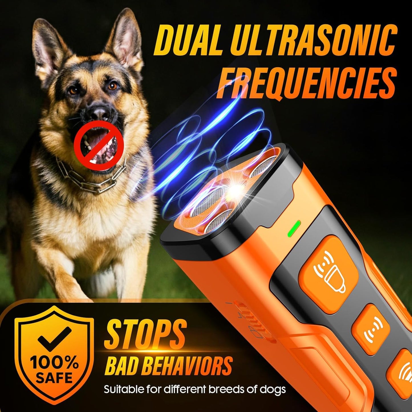Dog Bark Deterrent Device, 6 Training Modes