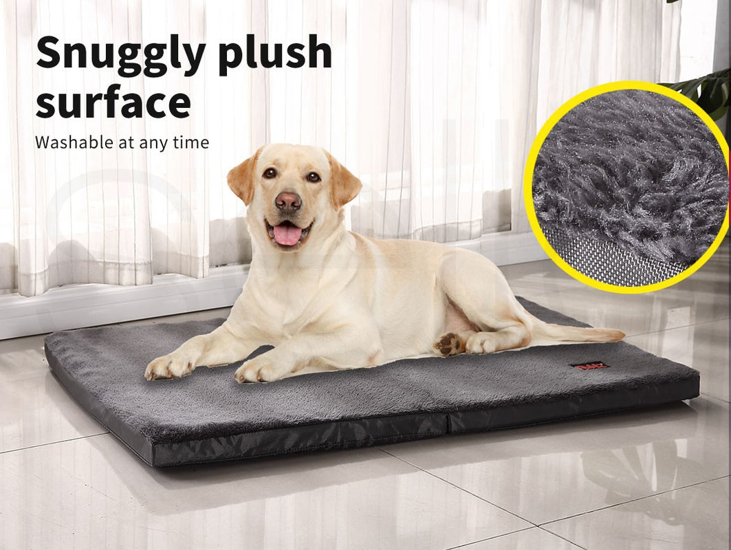 Pet Bed Foldable Dog Puppy Beds Cushion Pad Pads Soft Plush Cat Pillow XXL