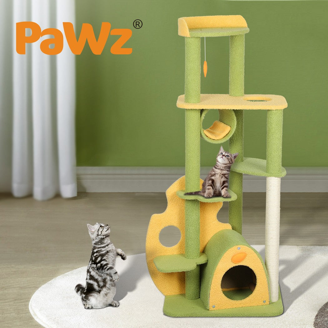 Cat Tree Kitten Furniture Condo Scratching Post Scratcher Multi-Level