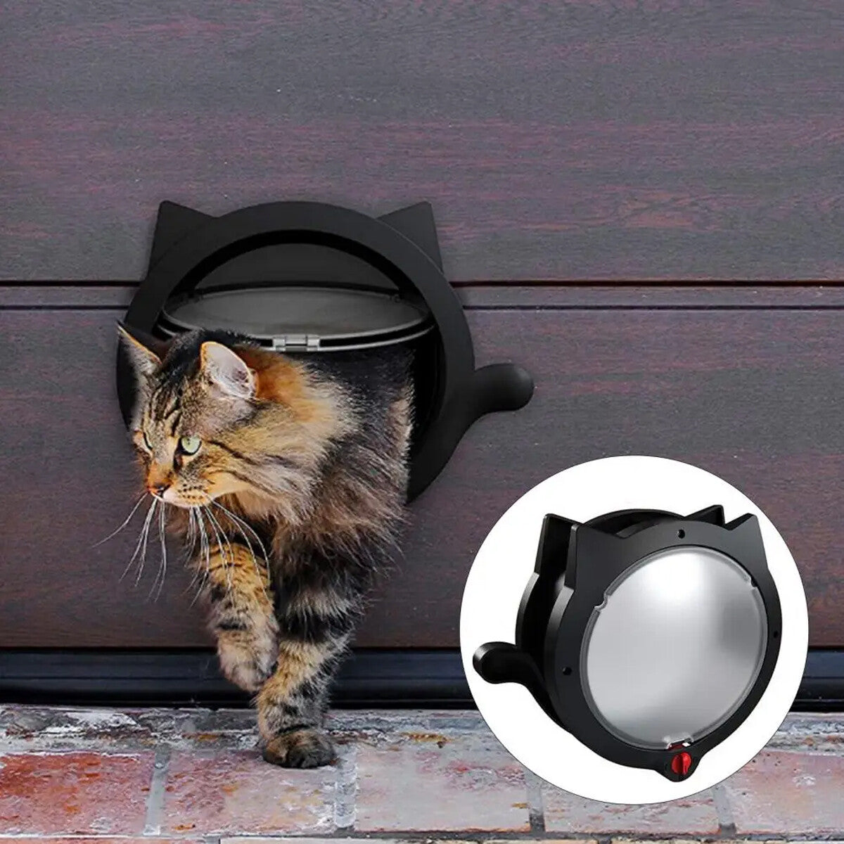 Ear Shaped Cat Door
