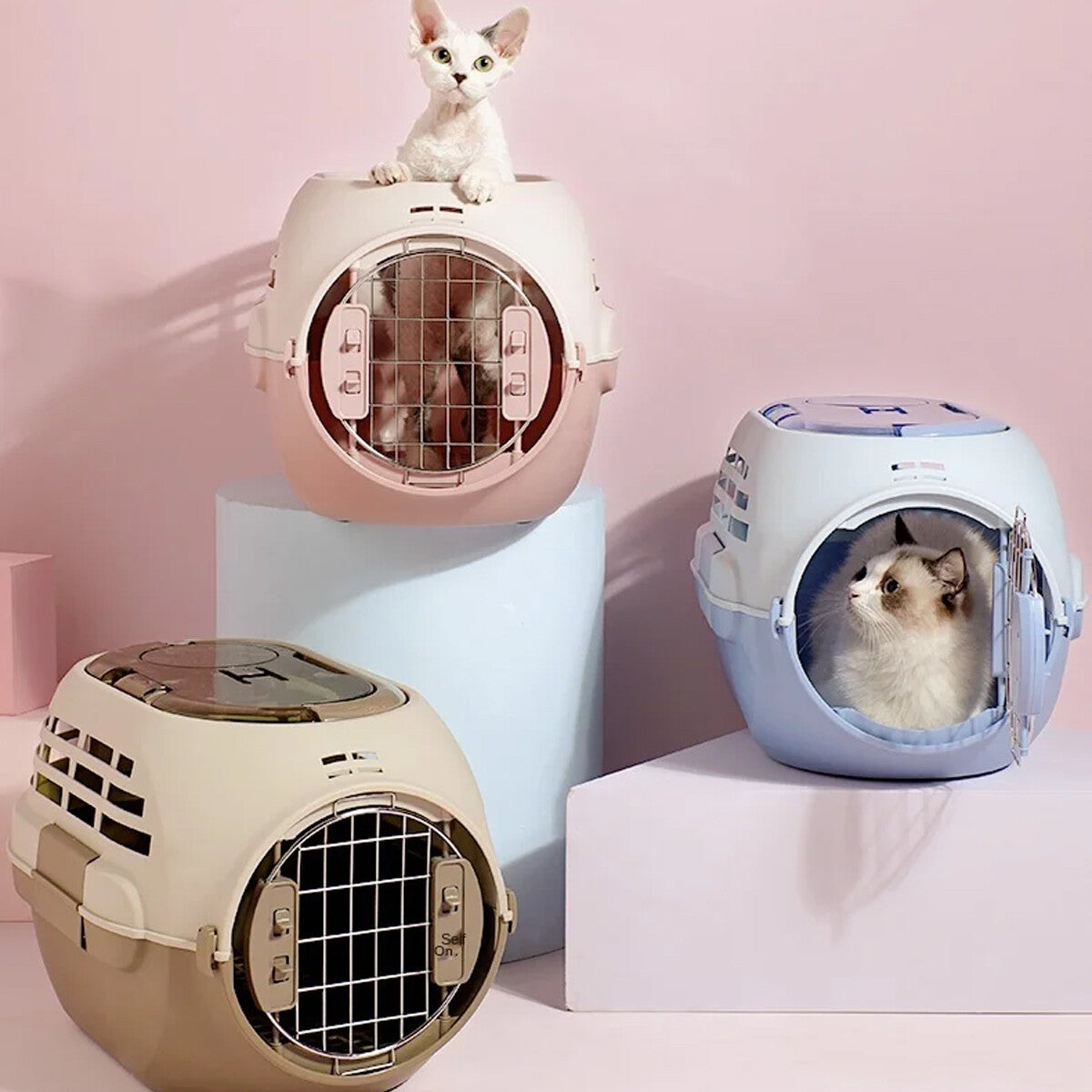 Dog and Cat Carrier Large with Sunroof