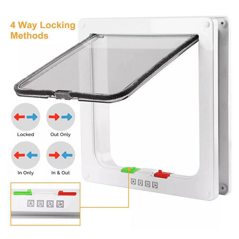 4-Way Safe Lockable Pet Door