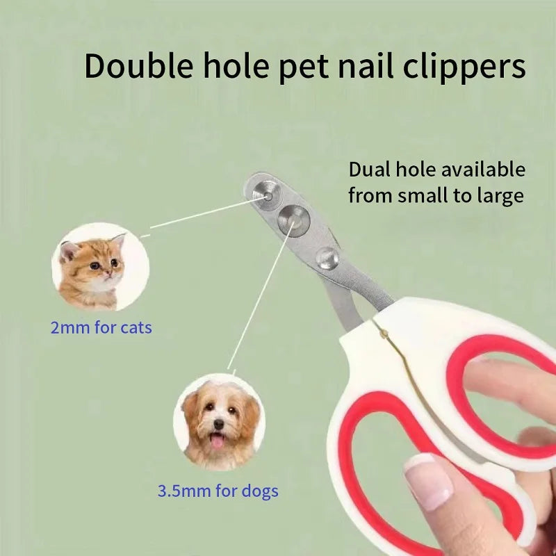 Professional Cat Nail Clippers for Small Cat or Dog Stainless Steel Puppy Claws Cutter Pet Nail Grooming Clippers Trimmer
