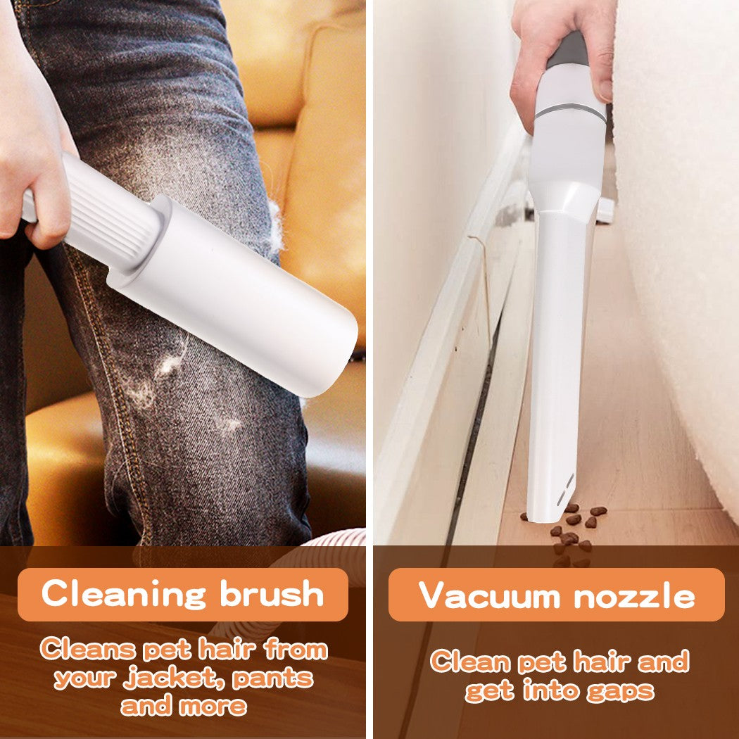 7 in 1 Pet Grooming Kit Vacuum Dog Cat Hair Dryer Remover Clipper Brushes