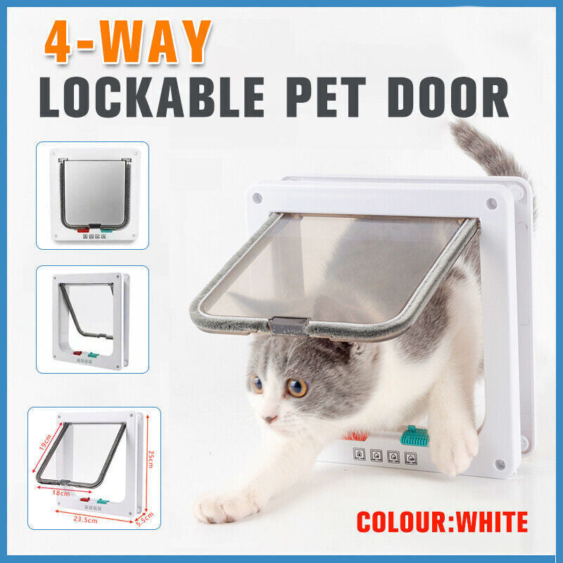 4-Way Safe Lockable Pet Door