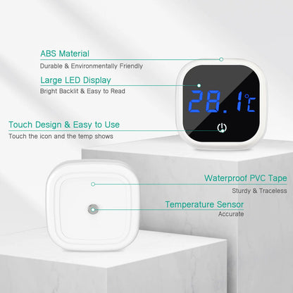 External Touch Screen Aquarium Thermometer 