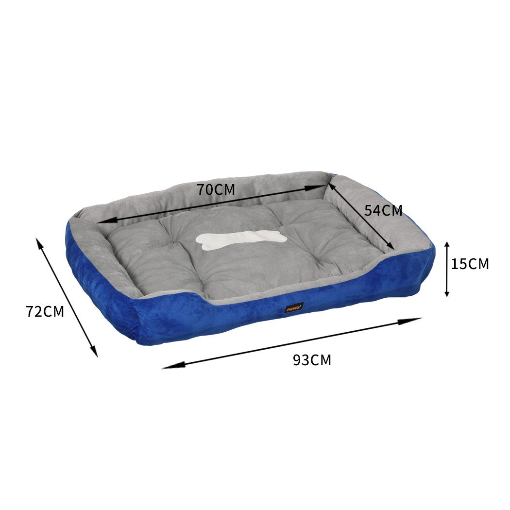 Pet Bed Dog Beds Bedding Mattress Mat Cushion Soft Pad Pads Mats XL Navy
