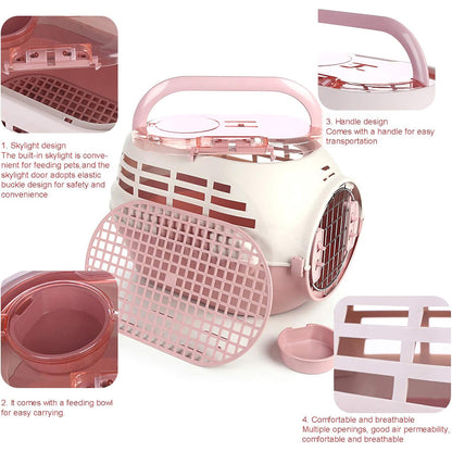 Dog and Cat Carrier Large with Sunroof 
