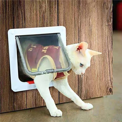 4-Way Safe Lockable Pet Door 