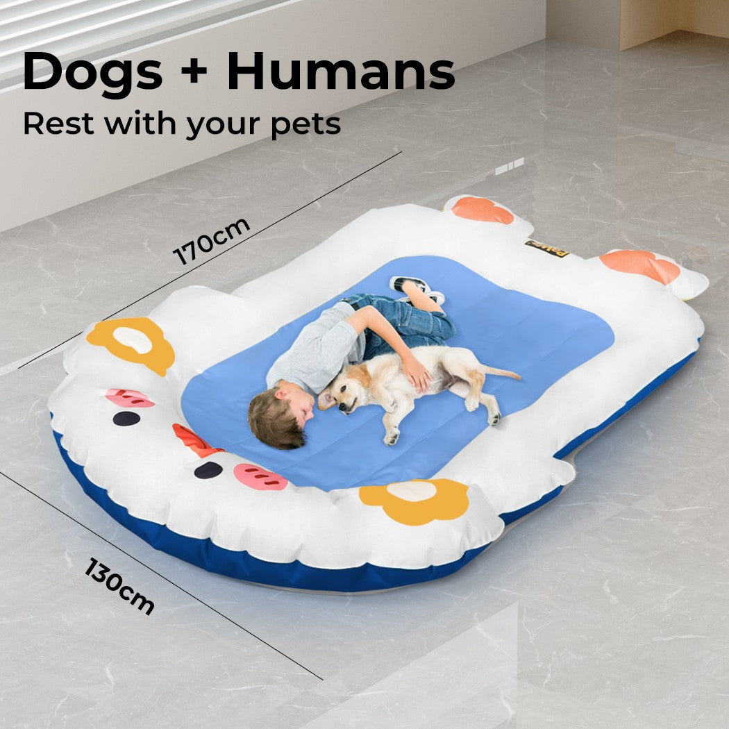 Pet Cooling Mat Dog Cat Human Size Extra Bed Non-Toxic Self-Cool 170X130Cm
