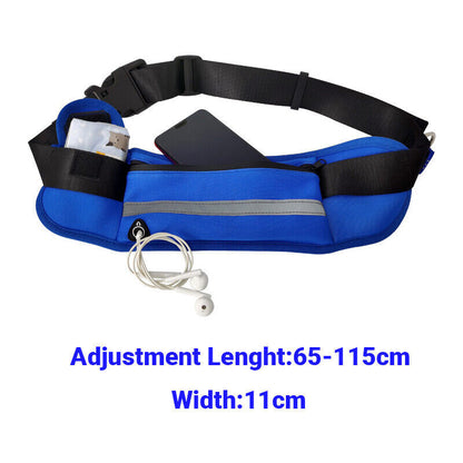 Adjustable Hands-Free Dog Leash Lead + Waist Bag Belt