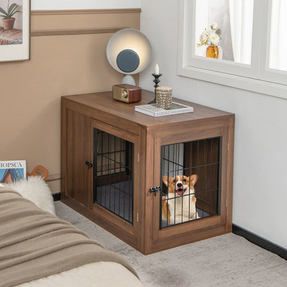 Furniture Dog Crate with Cushion