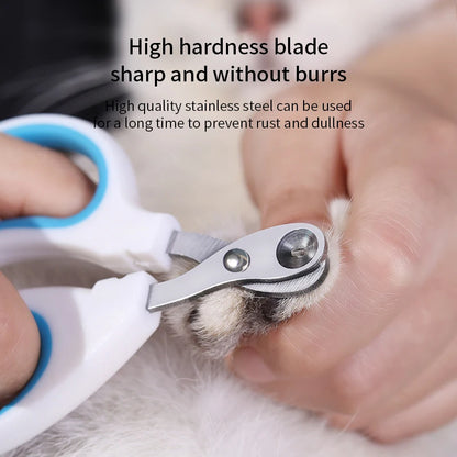 Professional Cat Nail Clippers for Small Cat or Dog Stainless Steel Puppy Claws Cutter Pet Nail Grooming Clippers Trimmer