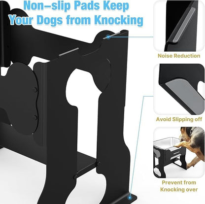 9.1 L Elevated Large Dog Water Bowl