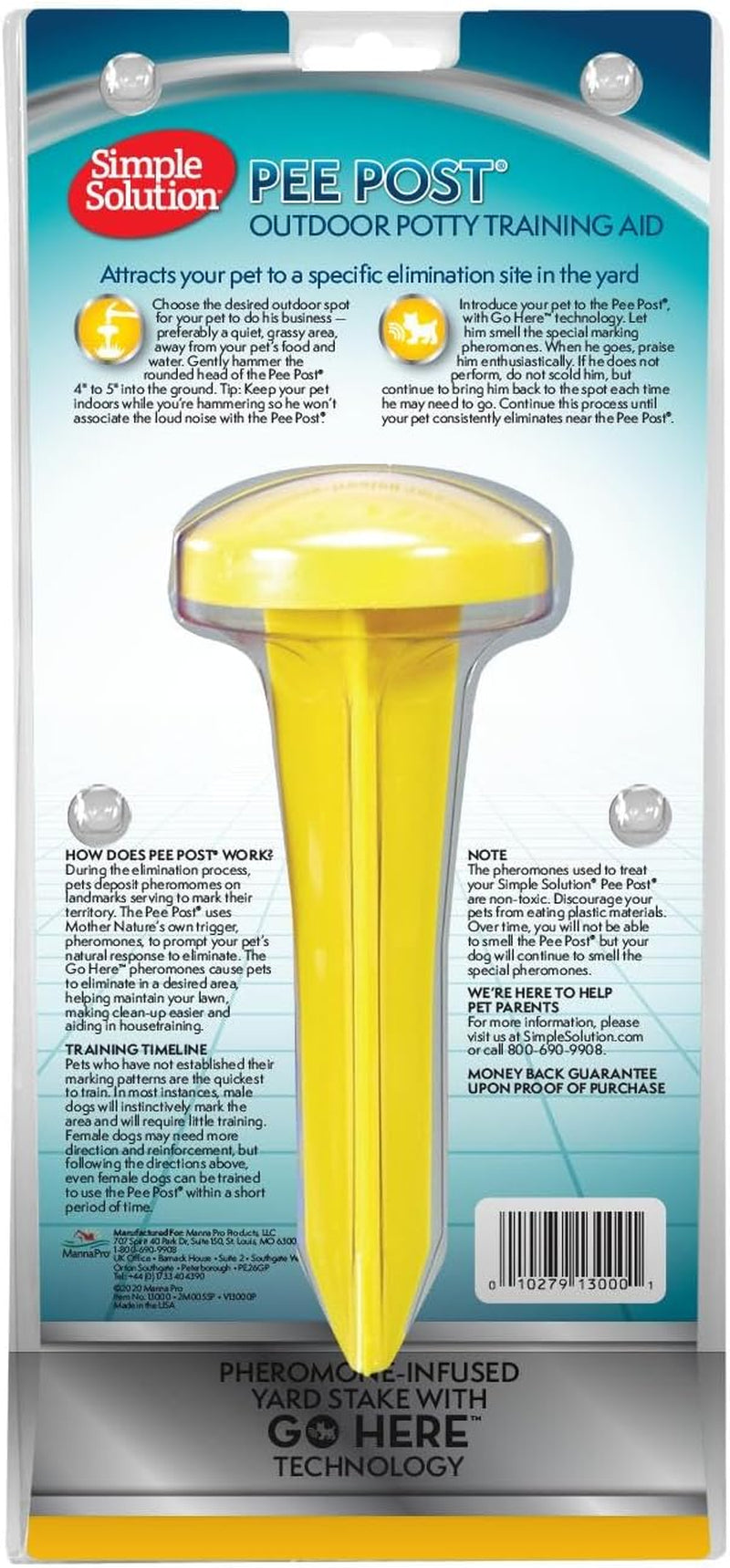 Pee Post Pheromone Stake for Dogs,