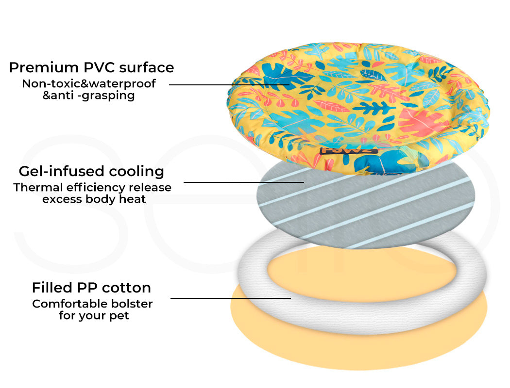 Pet Dog Cooling Mat Gel Non-Toxic Bed Cat Puppy Sofa Self-Cool Extra Large