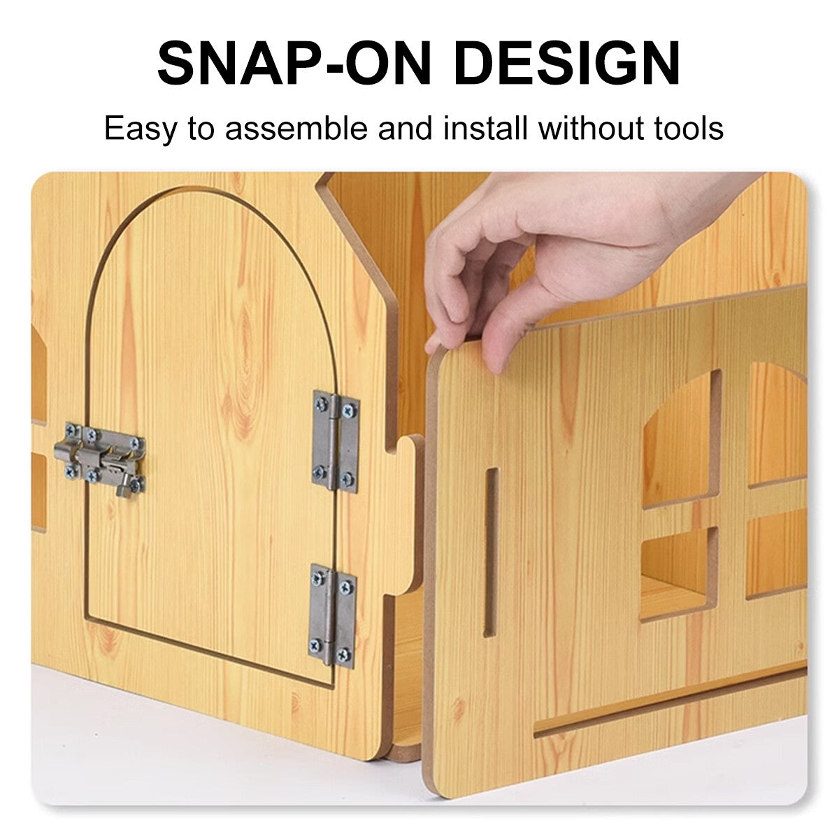 Indoor/Outdoor Wooden Pet House 