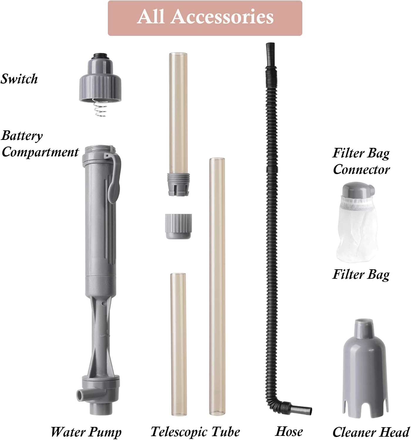 Aquarium Vacuum Gravel Cleaner