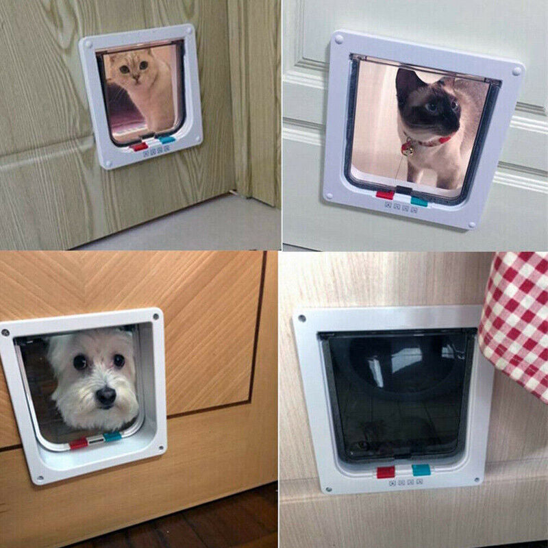 4-Way Safe Lockable Pet Door 
