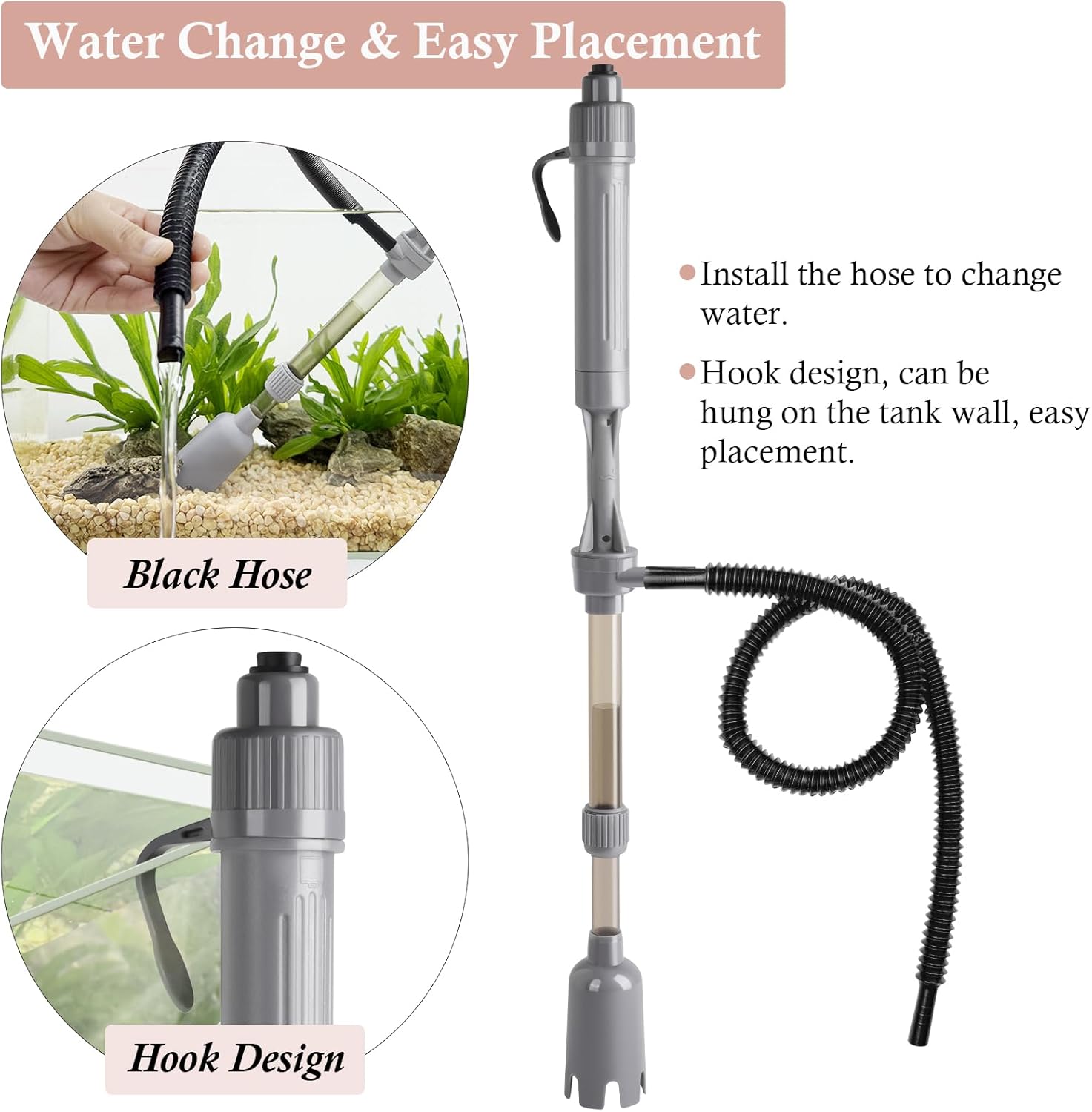Aquarium Vacuum Gravel Cleaner