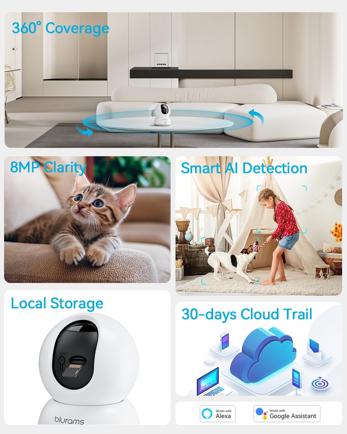 4K Indoor Pet Camera