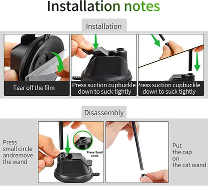 5 Pcs Feather Teaser Cat Toy