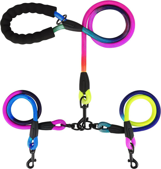 360 Swivel No Tangle Dual Dog Leash