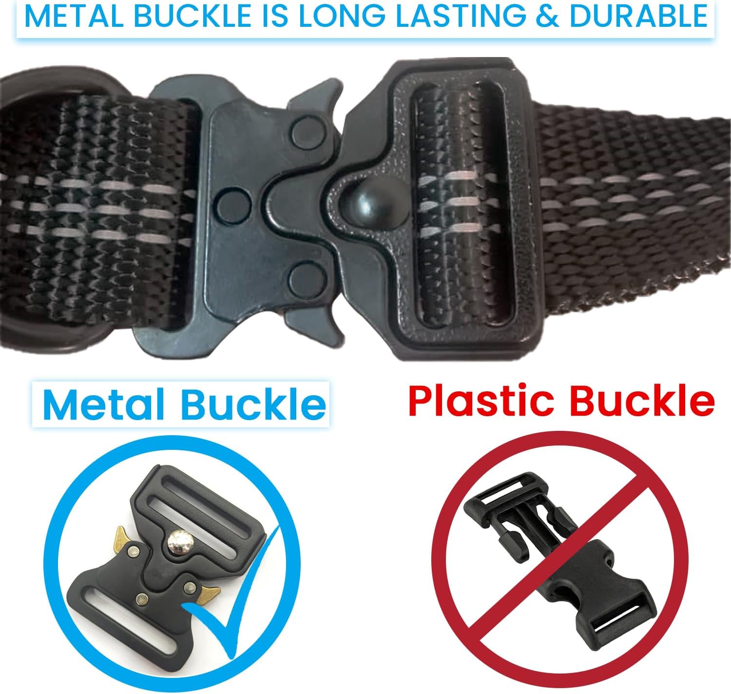 Wikiray Premium Hands-Free Double Dog Lead with Durable Metal Buckle, Adjustable Coupler & Comfortable Handle Pad – Versatile Design for Walking One or Two Dogs (Gray)