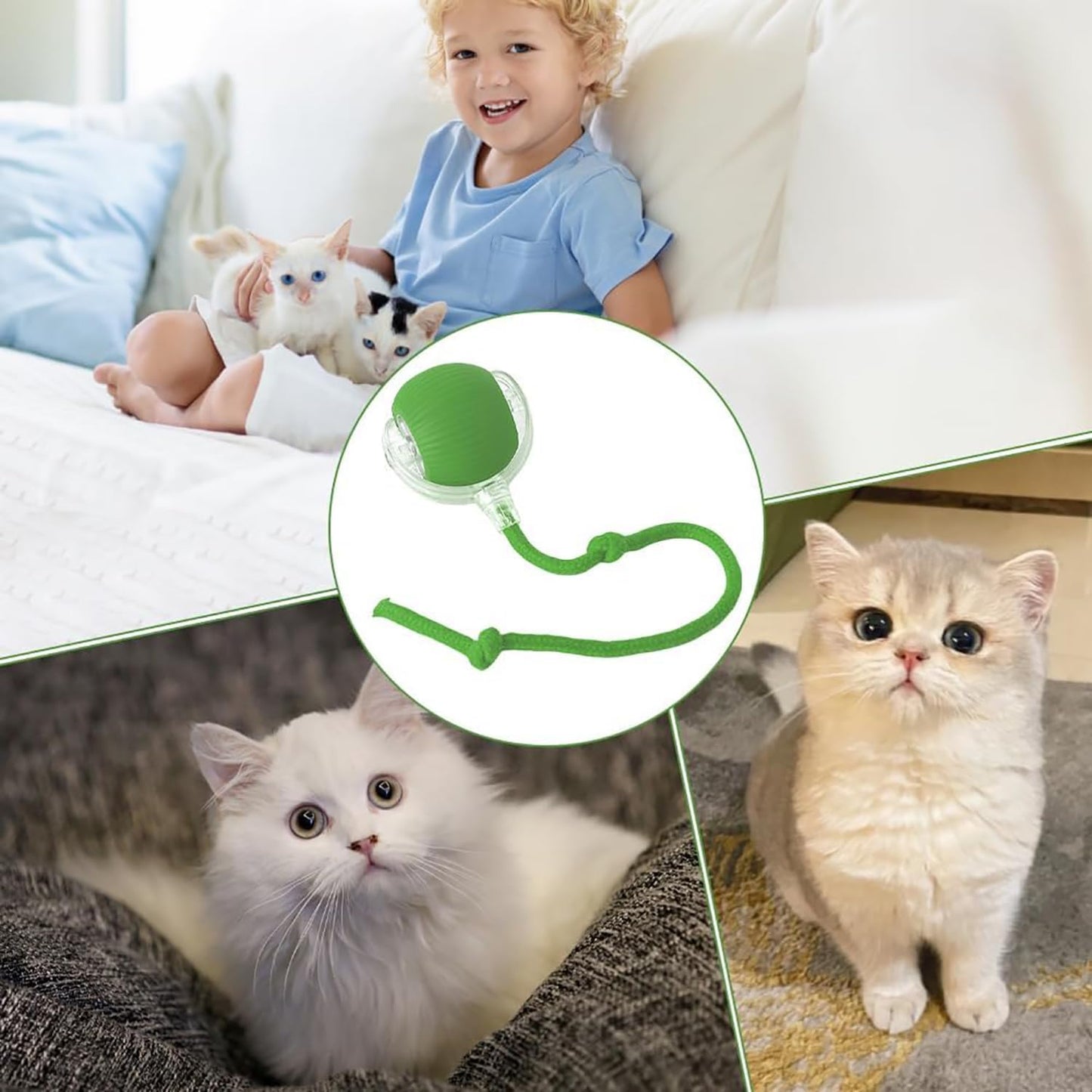 Interactive Rolling Ball for Cats & Dogs