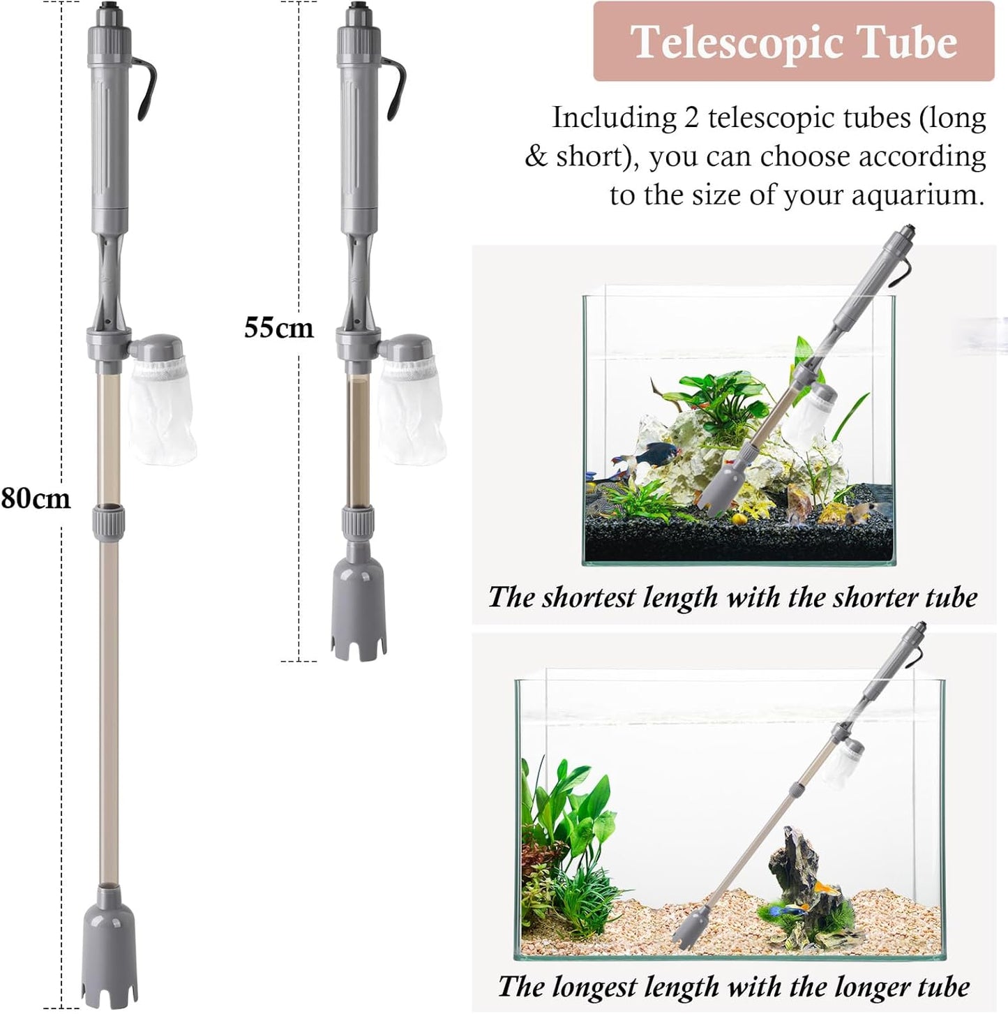 Aquarium Vacuum Gravel Cleaner