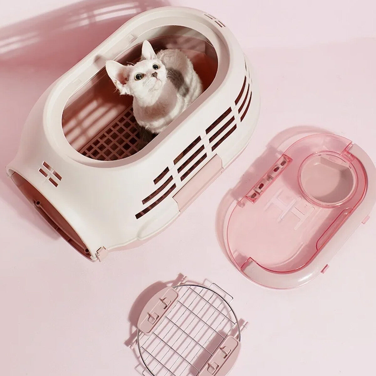 Dog and Cat Carrier Large with Sunroof 