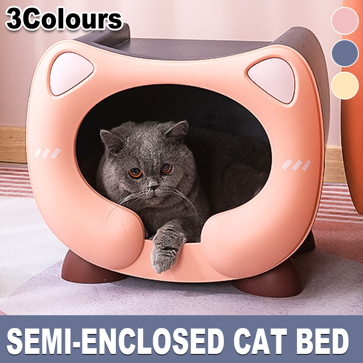 Cozy Soft Pet Nest for Cat's
