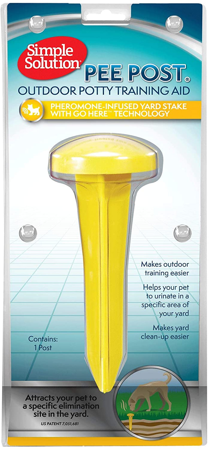 Pee Post Pheromone Stake for Dogs,