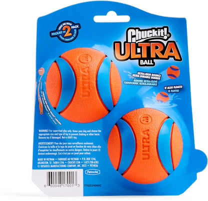17001 2.5-Inch Ultra Ball 2 Pack, Medium, Orange/Blue