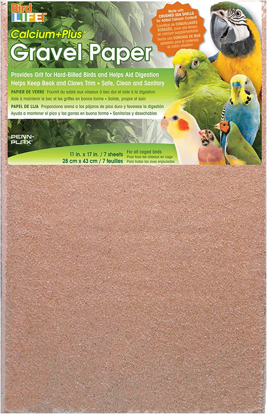 Sand Sheet Gravel Paper for Bird Cage, 7 Count