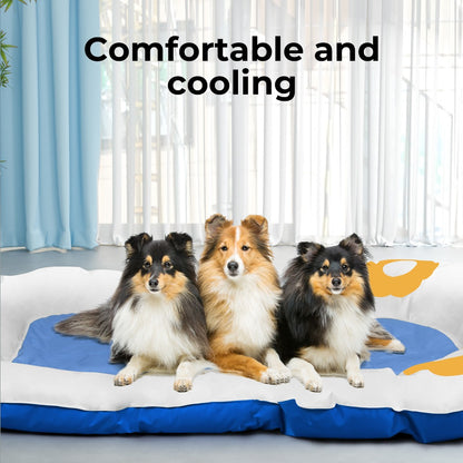 Pet Cooling Mat Dog Cat Human Size Extra Bed Non-Toxic Self-Cool 170X130Cm