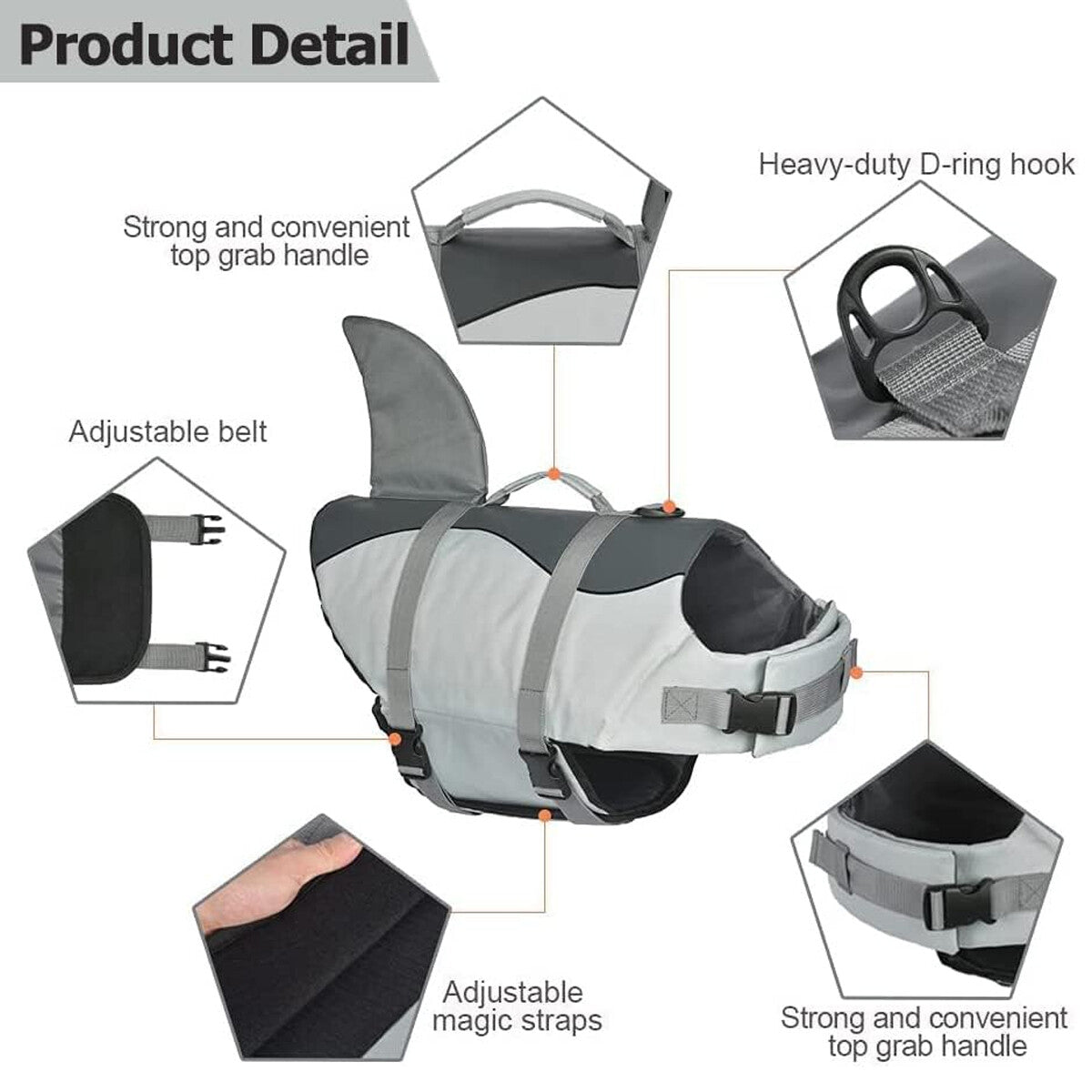 Dog Life Jacket Pet Safety Vest