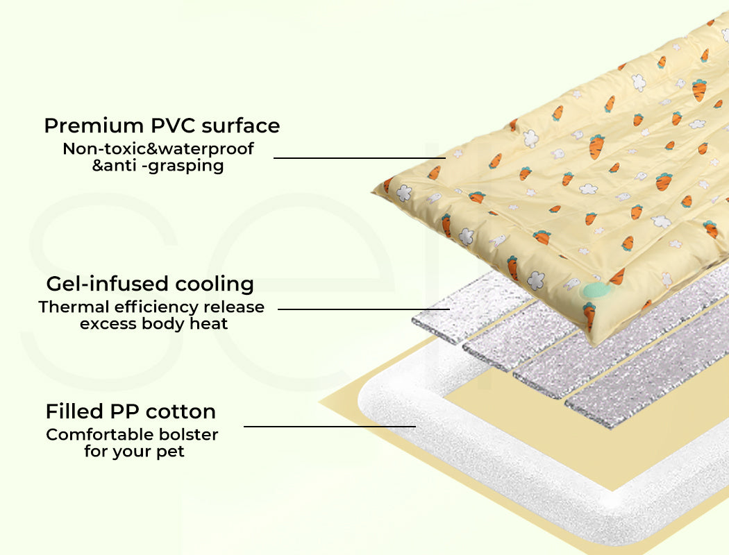 Pet Dog Cooling Mat Gel Non-Toxic Bed Cat Puppy Sofa Self-Cool Extra Large