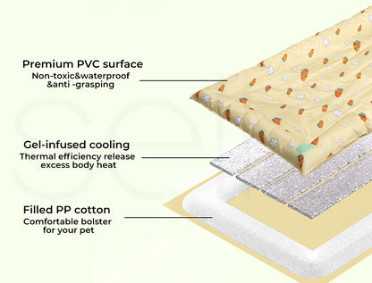 Pet Dog Cooling Mat Gel Non-Toxic Bed Cat Puppy Sofa Self-Cool Extra Large