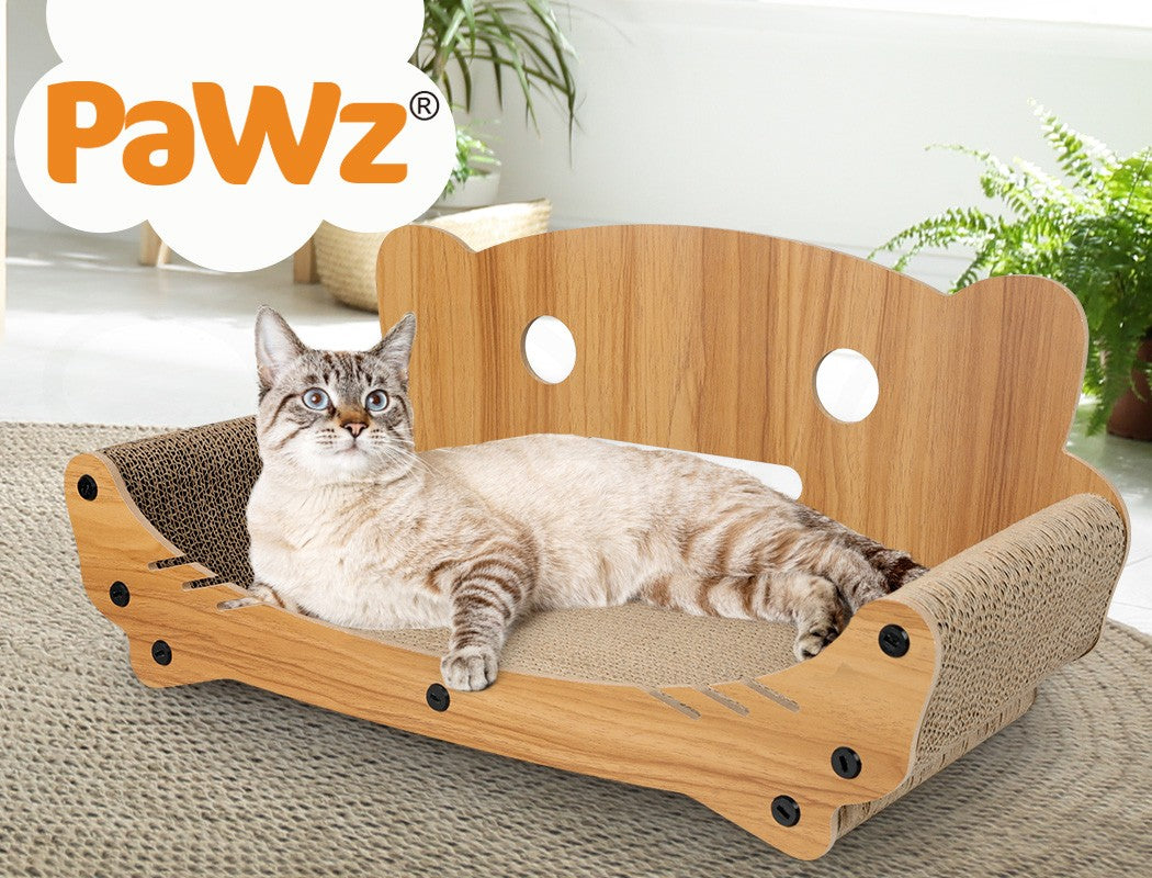 Cat Kitten Claw Scratching Board Post Scratcher Corrugated Cardboard Toy