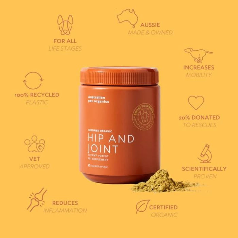 ™ by Australian Pet Organics Certified Organic Hip and Joint Powdered Dog Supplement 240G